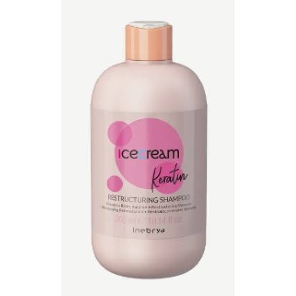 Inebrya Ice Cream Keratin Restructuring Shampoo 300 ml