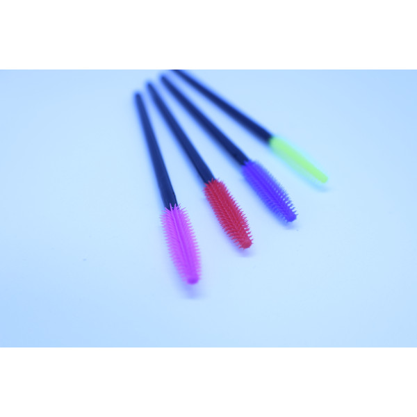 Eyelash brushes, silicone, 10 pcs.